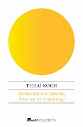 Ähnlichkeit mit lebenden Personen ist beabsichtigt