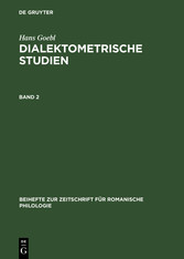 Hans Goebl: Dialektometrische Studien. Band 2