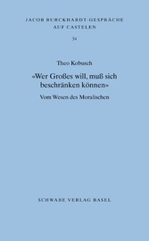 'Wer Großes will, muß sich beschränken können'