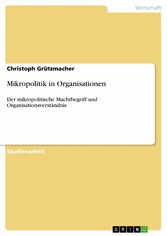 Mikropolitik in Organisationen