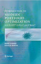 Modern Portfolio Optimization with NuOPT™, S-PLUS®, and S+Bayes™