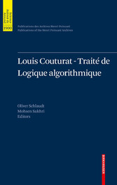 Louis Couturat -Traité de Logique algorithmique