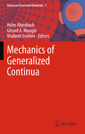 Mechanics of Generalized Continua