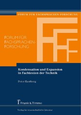 Kondensation und Expansion in Fachtexten der Technik