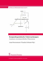 Korpuslinguistische Untersuchungen