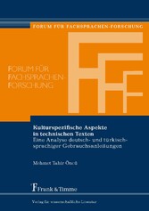 Kulturspezifische Aspekte in technischen Texten