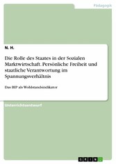 Die Rolle des Staates in der Sozialen Marktwirtschaft. Persönliche Freiheit und staatliche Verantwortung im Spannungsverhältnis