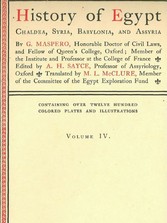 History of Egypt, Chaldea, Syria, Babylonia, and Assyria, Vol. 4