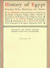 History of Egypt, Chaldea, Syria, Babylonia, and Assyria, Vol. 5