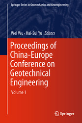 Proceedings of China-Europe Conference on Geotechnical Engineering