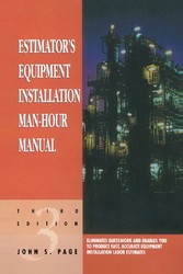 Estimator's Equipment Installation Man-Hour Manual