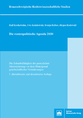 Die rentenpolitische Agenda 2030