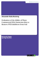 Evaluation of the Ability of Three Commercial DNA Extraction Kits to Remove PCR Inhibitors from Soil