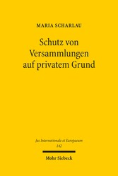 Schutz von Versammlungen auf privatem Grund