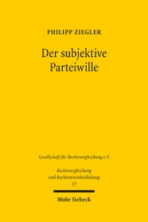 Der subjektive Parteiwille