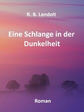 Eine Schlange in der Dunkelheit