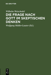 Die Frage nach Gott im skeptischen Denken