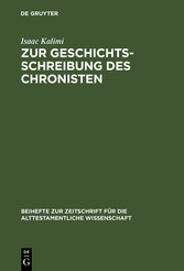 Zur Geschichtsschreibung des Chronisten