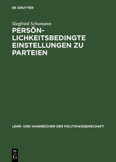 Persönlichkeitsbedingte Einstellungen zu Parteien