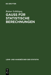 GAUSS für statistische Berechnungen