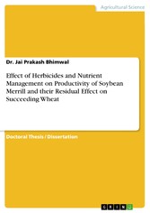 Effect of Herbicides and Nutrient Management on Productivity of Soybean Merrill and their Residual Effect on Succeeding Wheat