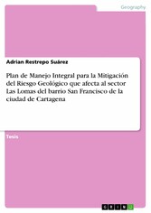 Plan de Manejo Integral para la Mitigación del Riesgo Geológico que afecta al sector Las Lomas del barrio San Francisco de la ciudad de Cartagena