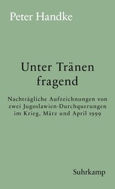 Unter Tränen fragend