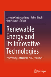 Renewable Energy and its Innovative Technologies