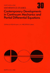 Contemporary developments in continuum mechanics and partial differential equations