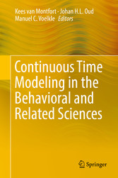 Continuous Time Modeling in the Behavioral and Related Sciences