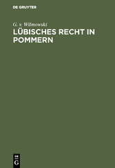 Lübisches Recht in Pommern