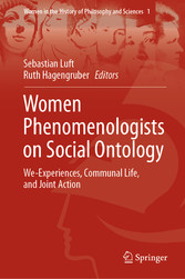 Women Phenomenologists on Social Ontology