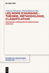 Les noms d'humains   ? théorie, méthodologie, classification