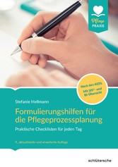 Formulierungshilfen für die Pflegeprozessplanung