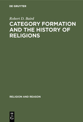 Category formation and the history of religions