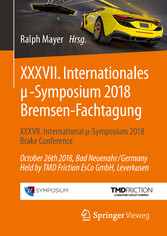 XXXVII. Internationales ?-Symposium 2018 Bremsen-Fachtagung