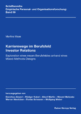 Karrierewege im Berufsfeld Investor Relations