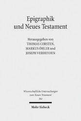 Epigraphik und Neues Testament