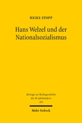 Hans Welzel und der Nationalsozialismus