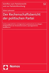 Der Rechenschaftsbericht der politischen Partei