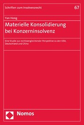 Materielle Konsolidierung bei Konzerninsolvenz