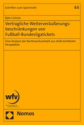 Vertragliche Weiterveräußerungsbeschränkungen von Fußball-Bundesligatickets