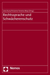 Rechtssprache und Schwächerenschutz