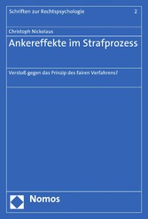 Ankereffekte im Strafprozess