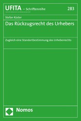 Das Rückzugsrecht des Urhebers