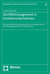 Konfliktmanagement in Familienunternehmen