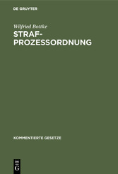 Strafprozessordnung