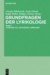 Grundfragen der Lyrikologie 1