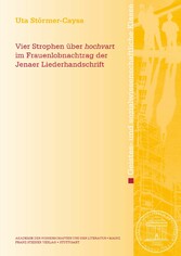 Vier Strophen über 'hochvart' im Frauenlobnachtrag der Jenaer Liederhandschrift