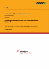 Zur Aktienkursreaktion auf den Datenskandal bei Facebook